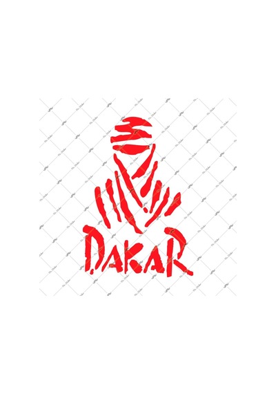 Bay Etiket Rfhlm56 Reflektif Dakar Sticker Kirmizi Renk