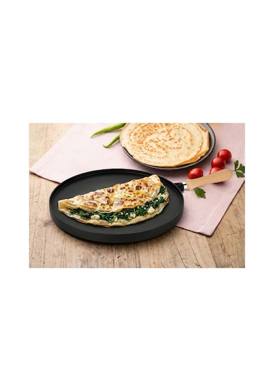 Çift Taraflı Gözleme Tavası 34 Cm Siyah/gümüş - 787075495 Diğer