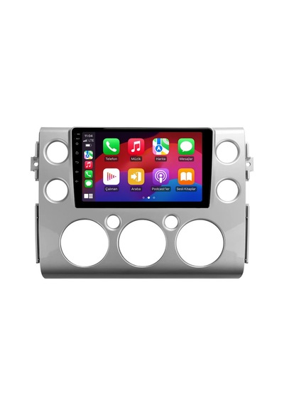 Toyota Fj Cruiser Android Multimedya 2007-2013 Carplay Android Auto Navigasyon 4gb Ram 32gb 9"