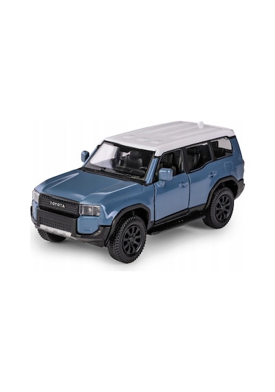 Uzak Doğu Serisi Toyota Land Cruiser 250 Prado Mavi Açılır Kapılar Diecast Metal Model Araba 11 Cm 1:32
