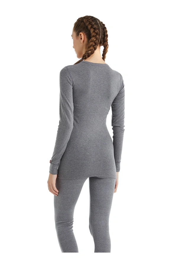 Blackspade Unisex Termal Tişört 2. Seviye 1257 - Gri Melanj