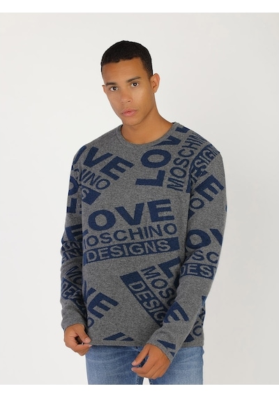 Moschino Yeni Moschıno Erkek Kazak (386794937) Beyaz