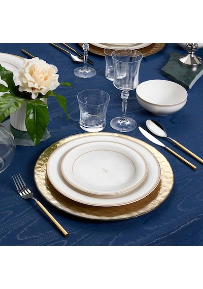 Jumbo Lineda Gold 55 Parça 12 Kişilik Yemek Takımı Altın