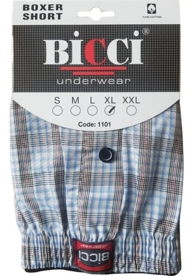 10 Adet Bicci Poplin Boxer Külot Erkek
