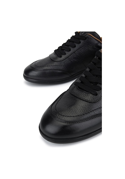 Tamer Tanca Erkek Hakiki Deri Siyah Sneakers & Spor Ayakkabı 04 1202 Erk Ayk Y26 Sıyah Dr