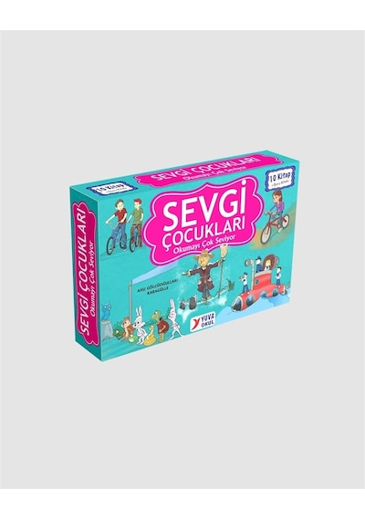 Sevgi Çocukları Öykülerle Okumayı Çok Seviyor Seti - 10 Kitap Takım - 3-4. Sınıflar İçin - Ahu Gölcüoğulları - Yuva