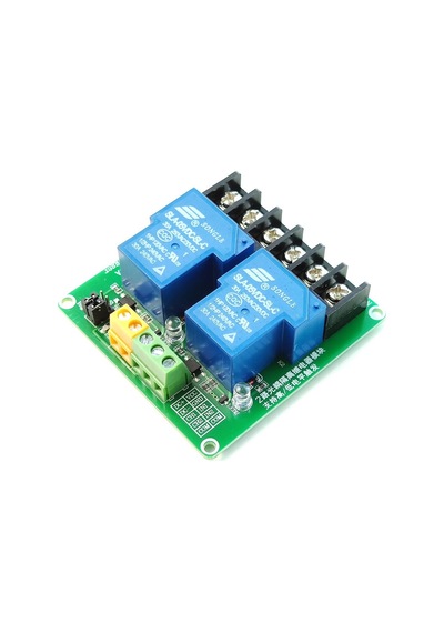 5v 2 Kanal 220v 30a Röle Modül Yüksek Akım Güç Kontrol Anahtarı Opto İzolasyon Düşük/yüksek Tetik