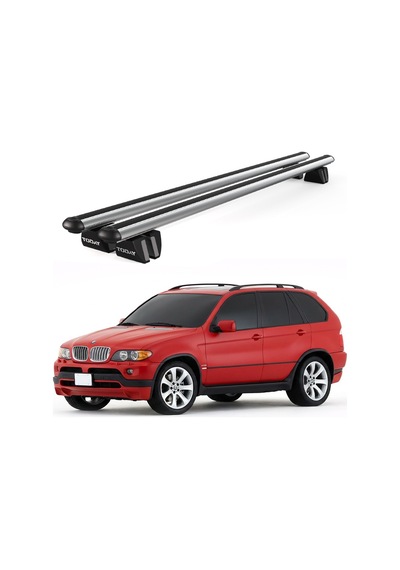Pençe Bmw X5 2000-2003 Uyumlu Gri Ara Atkı 135cm Port Bagaj Tavan Barı