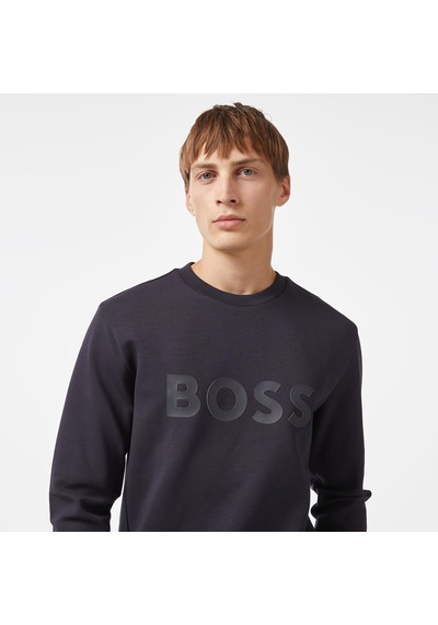 Boss Erkek Lacivert Sweatshirt