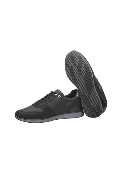Erkek Günlük Cilt Sneaker Ayakkabı Siyah - Füme-sıyah-fume Siyah - Füme
