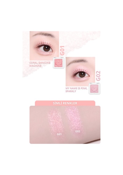 Peripera Heart Pocket Single G01 Coral Dancing Machine G01