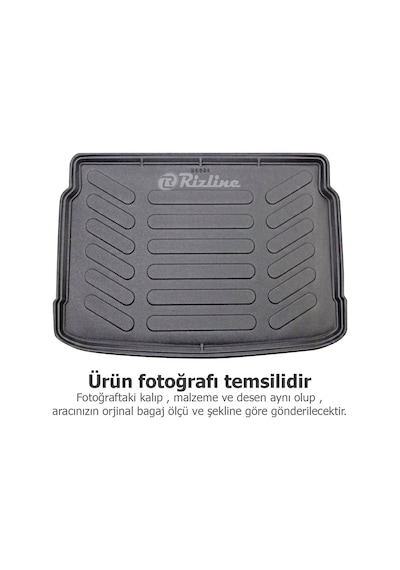Rizline Volkswagen Polo 6R 2009-2017 3D Bagaj Havuzu Üst Kısım