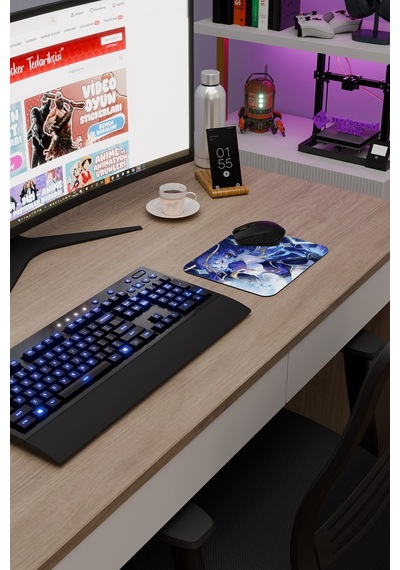 Layla Genshin Impact Anime Oyuncu V3 - 22x18 Gaming Mouse Pad Fare Altlığı