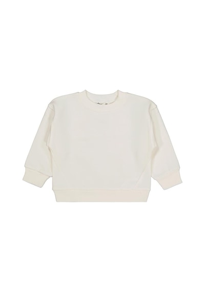 Civil Girls Düz 2-5 Yaş Sweatshirt - Ekru