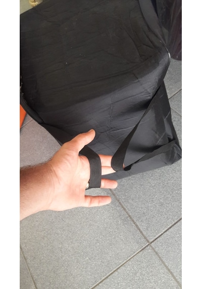 Cajon Kılıfı Tam Boy Fermuarlı Parlak Paraşüt Kumaş Standart Boy