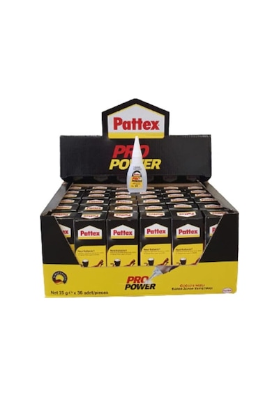Tr Pro Power Japon Yapıştırıcı, 15 Gr X 36 Adet, Hızlı Kuruyan Süper Yapıştırıcı