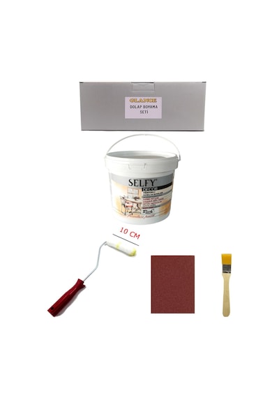 Rich Selfy Decor 1 Kg Antik Beyaz Kendinden Vernikli Genel Amaçlı Boyama Seti Karışık