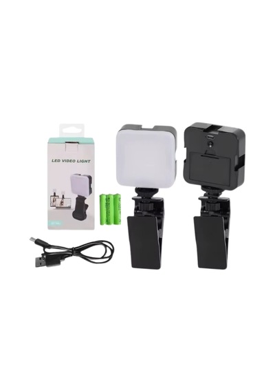 Şarjlı Led Selfie Işığı - 6000k Doğal Işık, Telefon/tablet/kamera Uyumlu 5.5w
