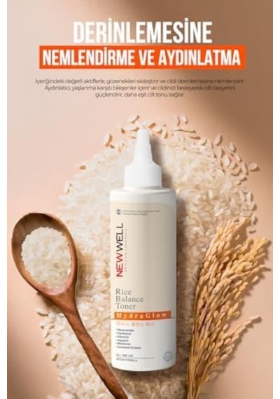 Rice Balance Toner Pirinç Özlü Nemlendirici Ve Aydınlatıcı Toner 200 Ml, T1213