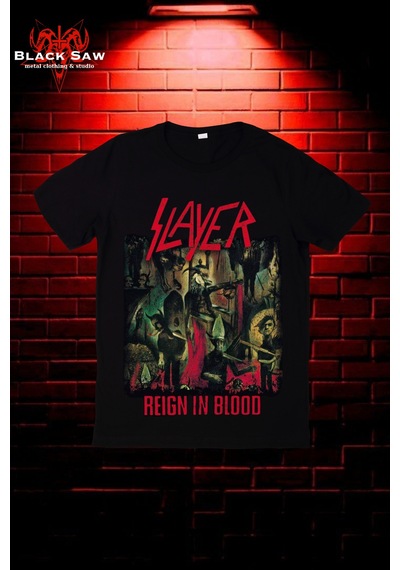 Noıssey Slayer Reign Of Blood Thrash Metal Grup Kodsiyahsaw Siyah