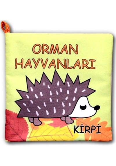Orman Hayvanları Kumaş Sessiz Kitap T055 - Bez Kitap , Eğitici Oyuncak , Yumuşak Ve Hışırtılı