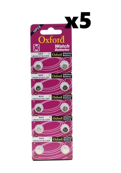 Oxford AG4 LR626 Düğme Pil 10 x 5'li