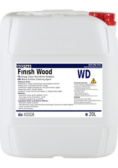 Fınısh Wood Ahşap Zemin Temizleme Maddesi 20 Litre N11.4722