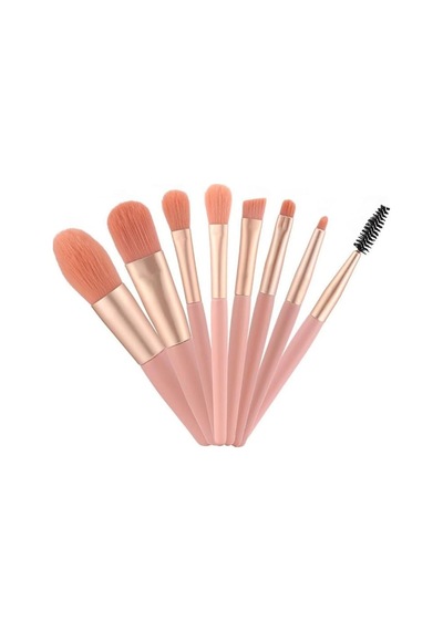 8 Parça Makyaj Fırçası Seti Fondöten Far Pudra Eyeliner Kaş Fırça Set Cin831pm