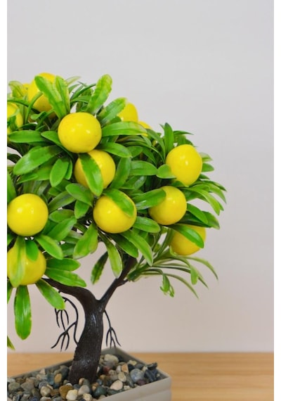Digithome Dekoratif Saksılı Yapay Limon Ağacı Eva-5638 C1-1-423