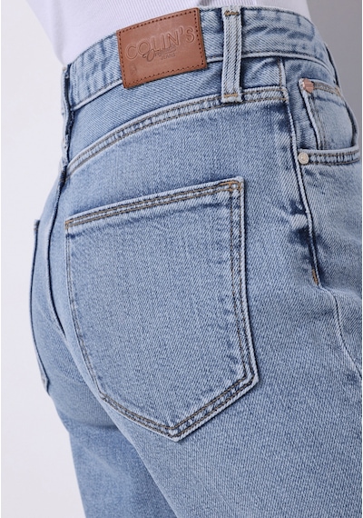 Colin's Colins Straight Fit Yüksel Bel Düz Paça Kadın İndigo Jean Pantolon Cl1074904 Q1.v1 Dn42499 Denim