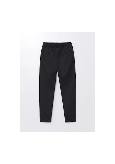LC Waikiki Lcw Beli Lastikli Dokulu Erkek Çocuk Pantolon Siyah