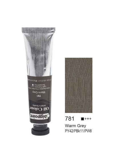 Bigpoint Yağlı Boya 45 Ml Warm Grey 781 6'lı Kutu