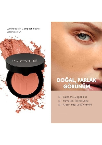 Luminous Silk Compact Blusher 04 Soft Peach Toz Allık 0