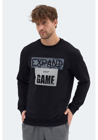 Slazenger Rubıo 2 Li Set Erkek Sweatshırt Siyah - Lacivert