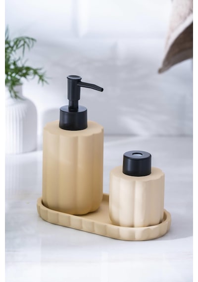 Acar Vega Bej 3 Parça Banyo Seti Bej