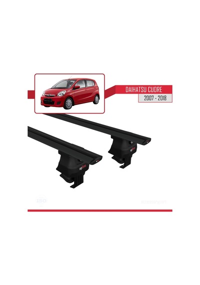 Daihatsu Cuore 2007-2018 Arası İle Uyumlu Ace-4 Ara Atkı Tavan Barı Siyah