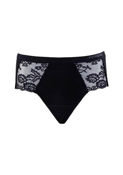 Blackspade 1311 Bayan Dantelli Private Büyük Beden Siyah Slip Kül