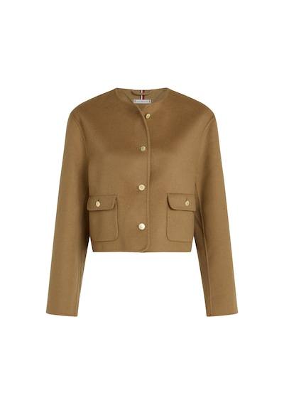 Tommy Hilfiger Df Wool Blend Reg Lady Jacket Kadın Kahverengi Mont - Ww0ww47446 Kahverengi Tommy Hilfiger Df Wool Blend Reg Lady Jacket Kadın Kahverengi Mont - Ww0ww47446 Kahverengi