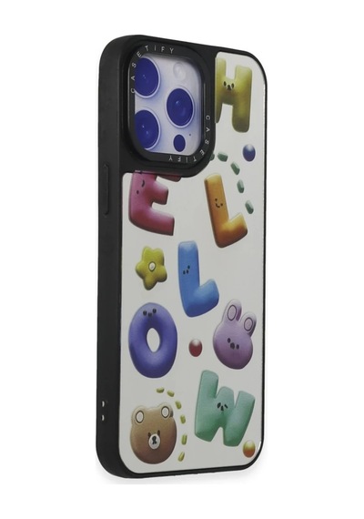 Apple İphone 15 Pro Kılıf Mirror Desenli Kapak - Mirror - 15 0.2M-Çok Renkli