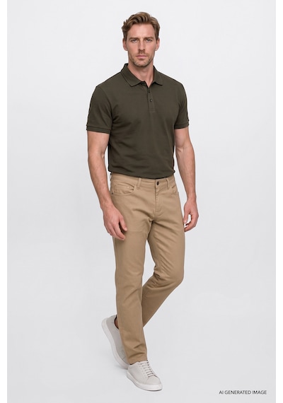 Ac&Co / Altınyıldız Classics Slim Fit Dar Kesim Pamuklu Chino Erkek Pantolon - Camel