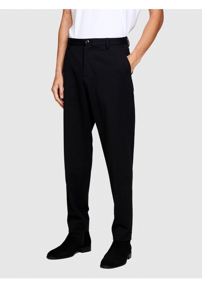 Sisley Tapered Fit Chino Pantolon Erkek Siyah T-shirt - 323a485ssf035