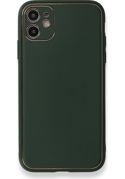 Nettech Apple Uyumlu iPhone 11 Coco Leather Seri Arka Koruma