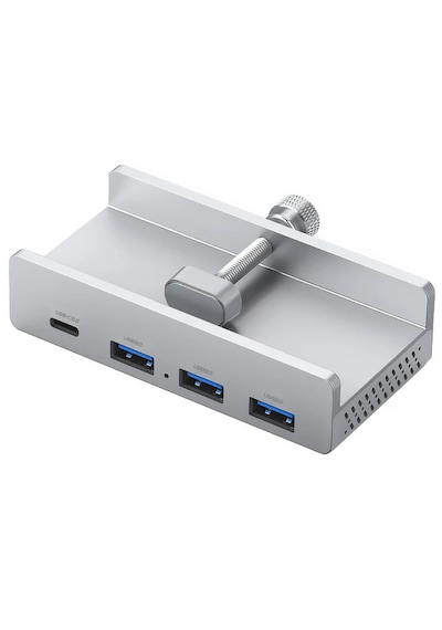 Alfais 6081 Alüminyum 4 Port Çoklayıcı Usb 3.0 Type C Hub 5gbps Veri Aktarım Güç Destekli Dock Çoğal