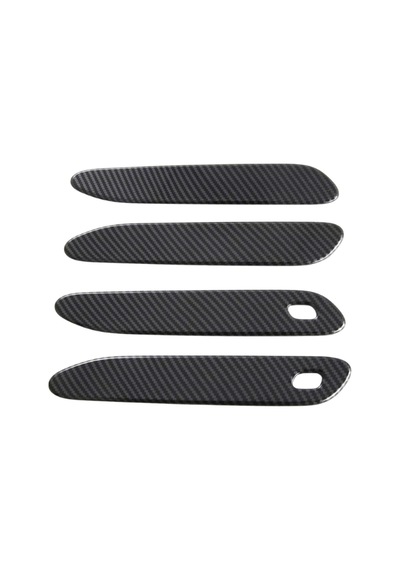 Red Lion Parts Byd Seallion 7 Uyumlu Dış Kapı Kolu Kaplama Seti 4 Parça Karbon Fiber