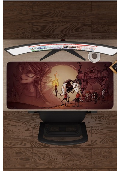 Don't Starve Kaymaz Dikişli Kauçuk Oyuncu Mousepad V3 - 90x40 Xxl Gaming Mouse Pad Fare Altlığı