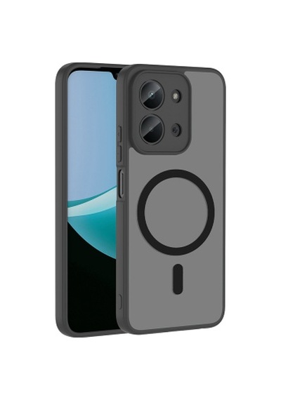 Xiaomi Redmi 15c Kılıf M-safe Şarj Özellikli Zore Babet Kapak Xiaomi Redmi 15c Zore - Siyah