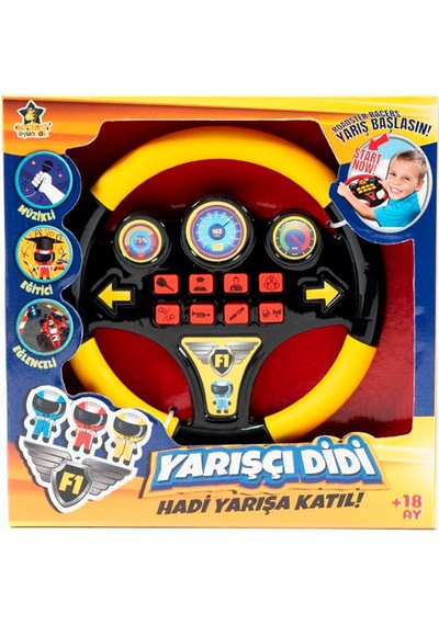 Yarışçı Didi Müzikli Direksiyon Oyuncak  Erd-Dıdı-01