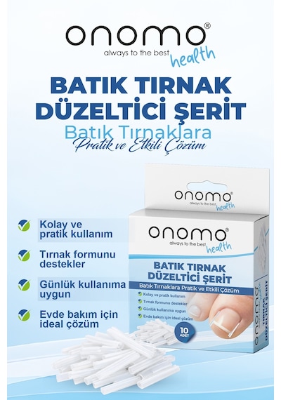 Health Batık Tırnak Düzeltici Şerit 10 Adet