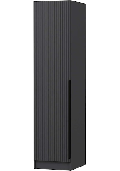Minar Kale 1 Kapaklı Raflı Dolap Ant - Ant Çizgili Mebran 210cm