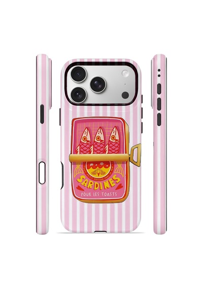 Apple iPhone Uyumlu 17 Pro Vorian Çift Katmanlı Magsafe Kılıf Sardine Club Pink